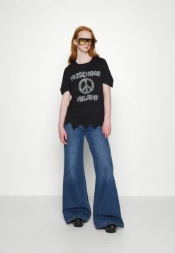 MOSCHINO Print T-shirt - Black -MOSCHINO SHOP 00073bb0e78146adaf9c6b374e2b67c2