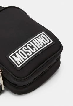 MOSCHINO LABEL UNISEX - Across Body Bag - Fantasy Black -MOSCHINO SHOP 008964602a984a21b3e4714f2a677838