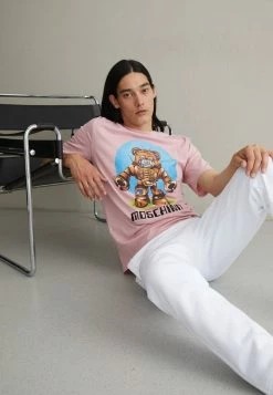 MOSCHINO Print T-shirt - Fantasy Pink -MOSCHINO SHOP 00e38f21bbd44924b51099852242eb94