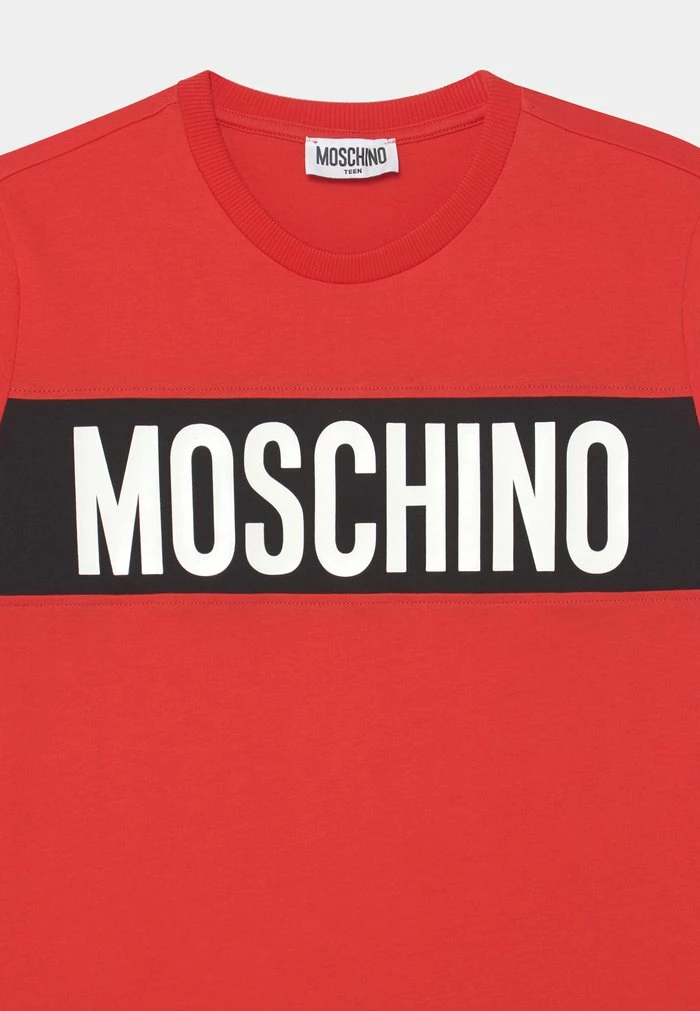 MOSCHINO ADDITION UNISEX - Print T-shirt - Poppy Red 3 MOSCHINO ADDITION UNISEX - Print T-shirt - Poppy Red - Image 3