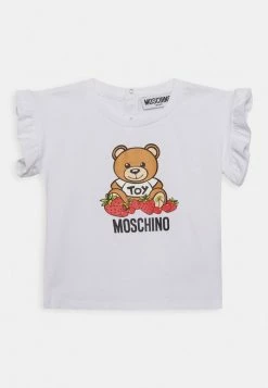 MOSCHINO ADDITION - Print T-shirt - Optical White