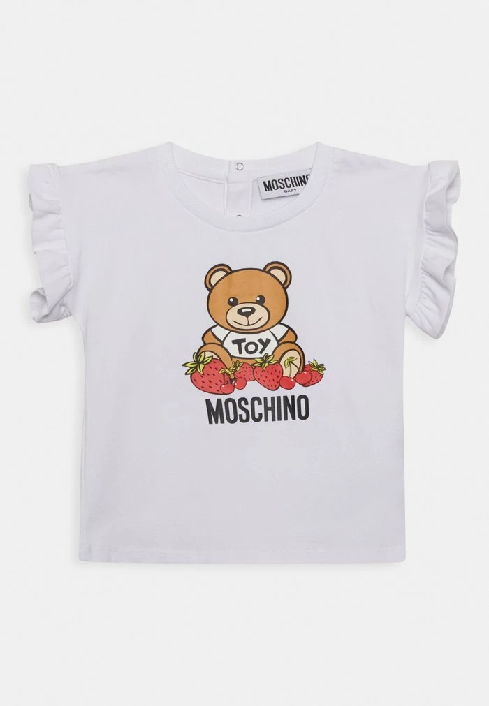MOSCHINO ADDITION - Print T-shirt - Optical White 1 MOSCHINO ADDITION - Print T-shirt - Optical White