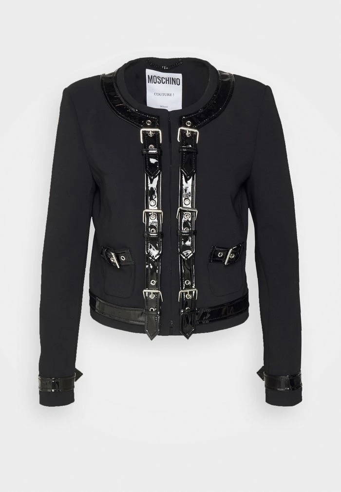 MOSCHINO BONDAGE BUCKLE - Blazer - Fantasy Black 7 MOSCHINO BONDAGE BUCKLE - Blazer - Fantasy Black - Image 7