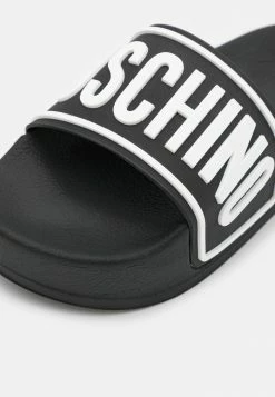 MOSCHINO Heeled Mules - Nero -MOSCHINO SHOP 02b0ea377aff432f94a36029f161a87b