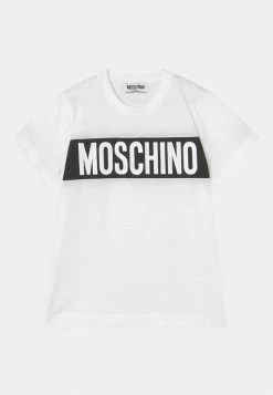 MOSCHINO ADDITION UNISEX - Print T-shirt - Optical White