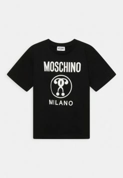 MOSCHINO MAXI TEE UNISEX - Print T-shirt - Black