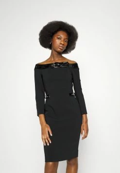 MOSCHINO BONDAGE BUCKLE - Shift Dress - Black 12 MOSCHINO BONDAGE BUCKLE - Shift Dress - Black -MOSCHINO SHOP 04088ed8a2c348ae9599331904ab9d8b