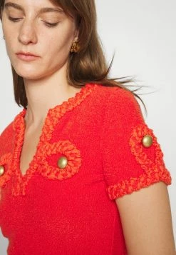 MOSCHINO MILITARY DETAILS - Jumper - Orange -MOSCHINO SHOP 06d39c323061446cbec22c766796fb51