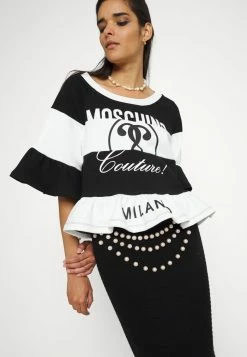 MOSCHINO SKIRT - Pencil Skirt - Fantasy Black -MOSCHINO SHOP 0707c3fdaed6425aa04537d89a16cda7