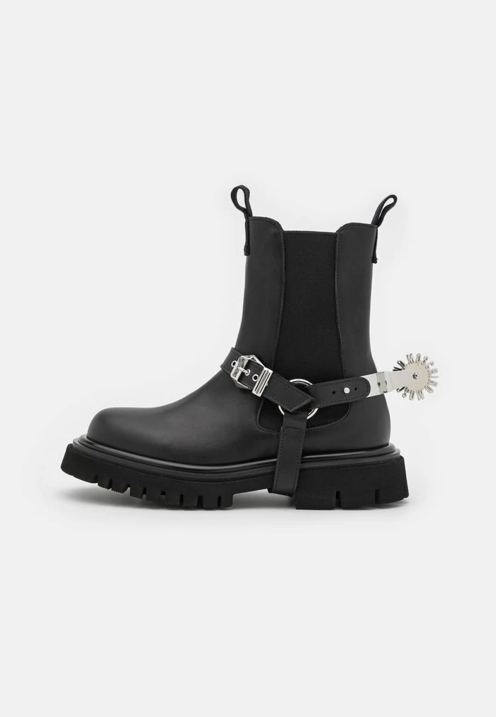 MOSCHINO Cowboy/biker Ankle Boot - Fantasy Color 2 MOSCHINO Cowboy/biker Ankle Boot - Fantasy Color - Image 2