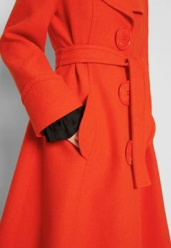 MOSCHINO MACRO BUTTONS - Classic Coat - Red -MOSCHINO SHOP 0882bad0149c4898bbd81f655d39597a