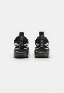 MOSCHINO Trainers - Black/multicoloured/metallic Blue -MOSCHINO SHOP 08ce5df59ddf4672bc55261748e0f27b