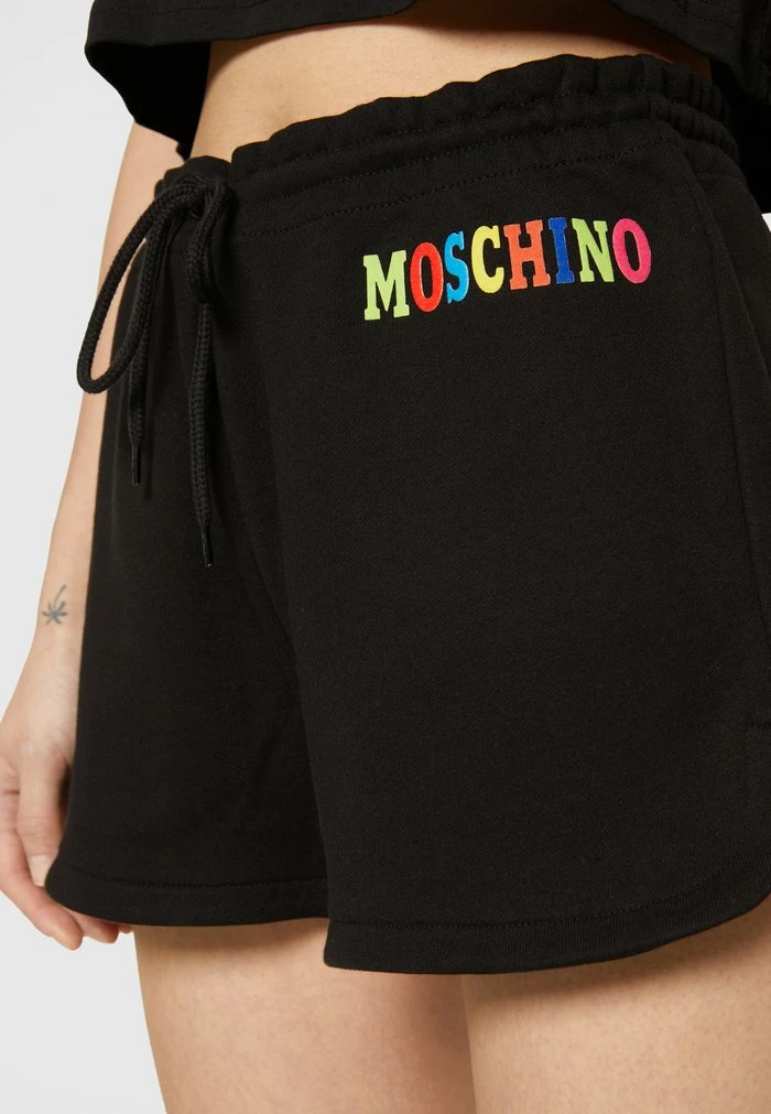 MOSCHINO LOGO - Shorts - Black 7 MOSCHINO LOGO - Shorts - Black - Image 7