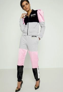 MOSCHINO TROUSERS - Tracksuit Bottoms - Grey -MOSCHINO SHOP 09d25aa5140144a0a00b97cc64a5c6b3