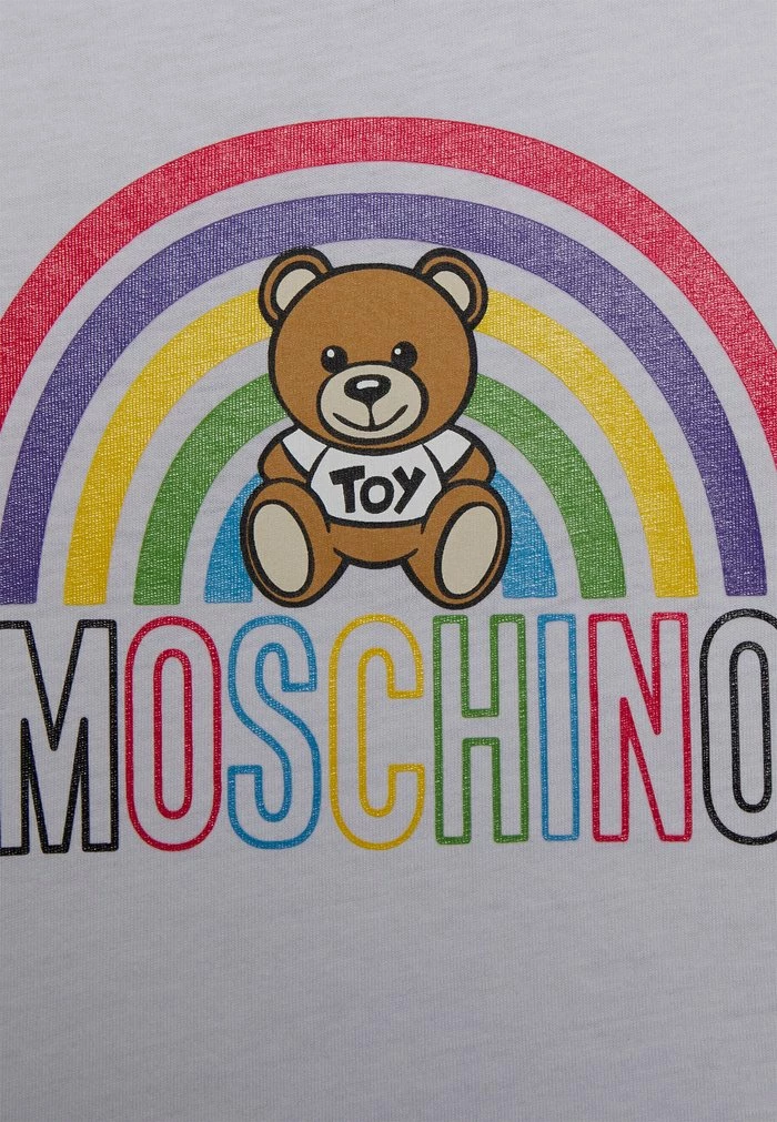 MOSCHINO ADDITION UNISEX - Print T-shirt - Optical White 3 MOSCHINO ADDITION UNISEX - Print T-shirt - Optical White - Image 3