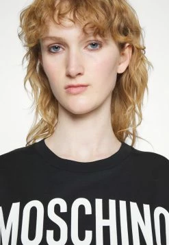MOSCHINO Print T-shirt - Black -MOSCHINO SHOP 0a33e04b107644c38ad91cfcf33a5ed6