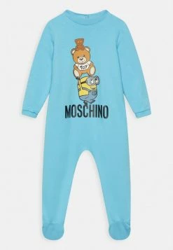 MOSCHINO BABYGROW ADDITION UNISEX - Sleep Suit - Aquarius Blue