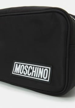 MOSCHINO UNISEX - Wash Bag - Black -MOSCHINO SHOP 0b65309bd1ef4468abdcb9ef57d3614f
