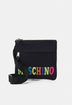 MOSCHINO LOGO UNISEX - Across Body Bag - Black