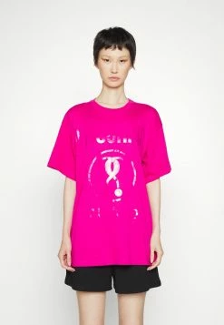 MOSCHINO DOUBLE QUESTION MARK - Print T-shirt - Pink -MOSCHINO SHOP 0bdcf363c023404ead5f6801ac14ff0a