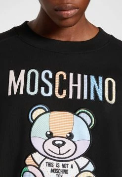 MOSCHINO TEDDY - Sweatshirt - Black -MOSCHINO SHOP 0c2e0b27d6774ede9b070e58efb5a00d