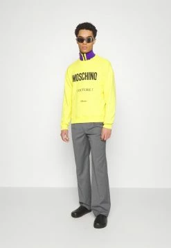 MOSCHINO Sweatshirt - Yellow -MOSCHINO SHOP 0c56f08b592c4ed1988c7e7039cccaf3