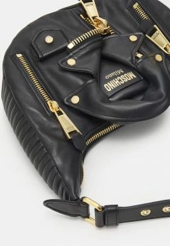 MOSCHINO BIKER BAG SHOULDER BAG - Handbag - Fantasy Print Black -MOSCHINO SHOP 0c6819492071481c8e692e158a7057ac