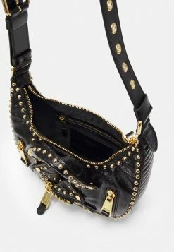 MOSCHINO BIKER BAG STUDS SHOULDER - Handbag - Fantasy Black -MOSCHINO SHOP 0cbb9c2ebc85465baf310811a169b424