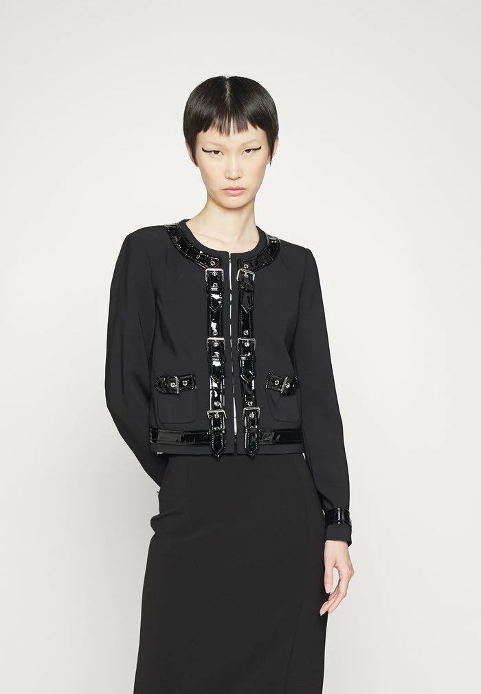 MOSCHINO BONDAGE BUCKLE - Blazer - Fantasy Black 4 MOSCHINO BONDAGE BUCKLE - Blazer - Fantasy Black - Image 4
