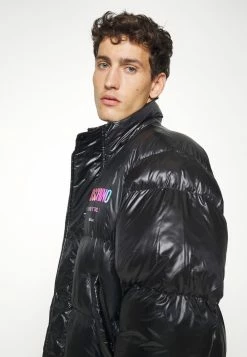 MOSCHINO LONG JACKET - Down Jacket - Fantasy Black -MOSCHINO SHOP 0d79624757de495ca9edd8bf331616c7
