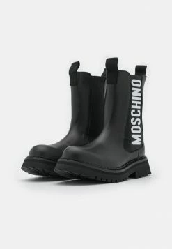 MOSCHINO Classic Ankle Boots - Nero -MOSCHINO SHOP 0dae74ddbc0d4ca39d2dbde901d88b1c