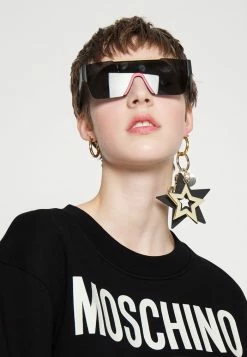 MOSCHINO INSTITUTIONAL LOGOS - Sweatshirt - Black -MOSCHINO SHOP 0e433b36a6734dcab480738fa489c495