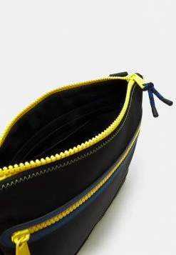 MOSCHINO LOGO GROUP UNISEX - Across Body Bag - Black -MOSCHINO SHOP 0fc4c29abb884de5b1e9c257f248531a