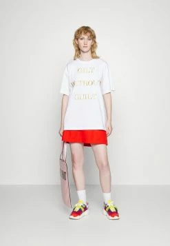 MOSCHINO Print T-shirt - White -MOSCHINO SHOP 107506f6878c4f95920b37ee7d3b472b