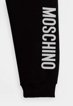 MOSCHINO UNISEX - Trousers - Black -MOSCHINO SHOP 10762a3f3fc74389adc9901224aa782d