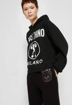 MOSCHINO CRYSTAL TEDDY BEAR - Tracksuit Bottoms - Black -MOSCHINO SHOP 1079fba540f946ac9b458e0e059fe07c