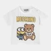 MOSCHINO MINIONS UNISEX - Print T-shirt - Optical White