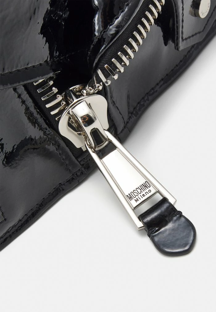 MOSCHINO BIKER BAG SHOULDER BAG - Across Body Bag - Black 6 MOSCHINO BIKER BAG SHOULDER BAG - Across Body Bag - Black - Image 6