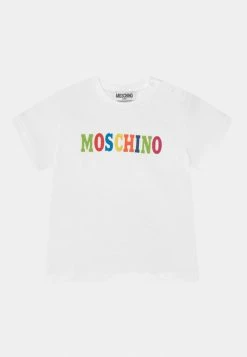 MOSCHINO ADDITION UNISEX - Print T-shirt - Optical White