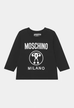 MOSCHINO ADDITION UNISEX - Long Sleeved Top - Black