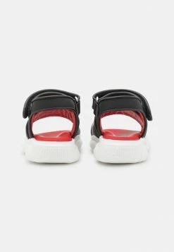 MOSCHINO UNISEX - Sandals - Black/multicolor -MOSCHINO SHOP 11a3d6893dc743a4b2195567329fad11