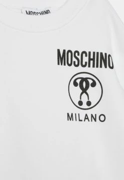 MOSCHINO ADDITION UNISEX - Sweatshirt - Optical White -MOSCHINO SHOP 11ed9f07683f4077becdb826df76dea4