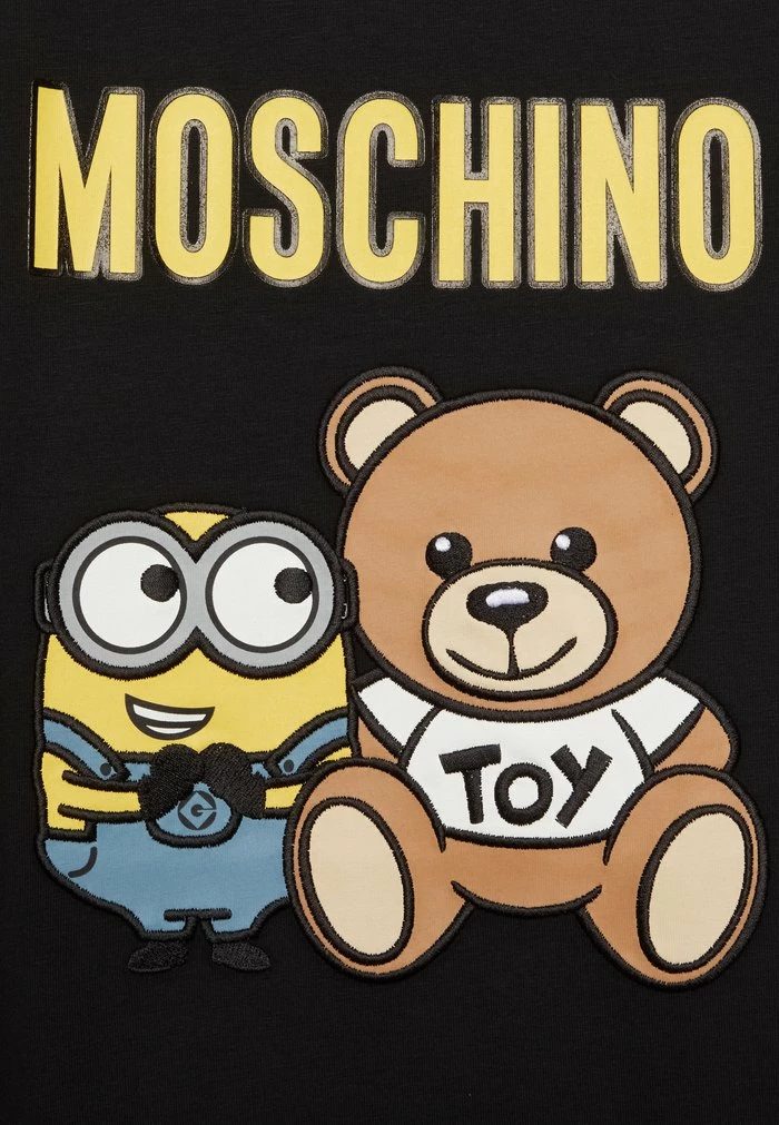 MOSCHINO DRESS MINIONS - Jersey Dress - Black 3 MOSCHINO DRESS MINIONS - Jersey Dress - Black - Image 3