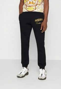 MOSCHINO INSTITUTIONAL LOGOS - Tracksuit Bottoms - Fantasy Black