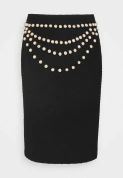 MOSCHINO SKIRT - Pencil Skirt - Fantasy Black -MOSCHINO SHOP 128af775745947c8b472474d09c40081