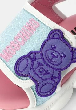 MOSCHINO Sandals - Sky Blue/white -MOSCHINO SHOP 12a0c804626b4980b6dfc52acecddddb