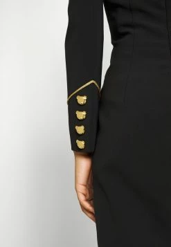 MOSCHINO BEAR BUTTONS - Cocktail Dress / Party Dress - Black -MOSCHINO SHOP 12a29c46388a4a858b205f6b2aee0f4d
