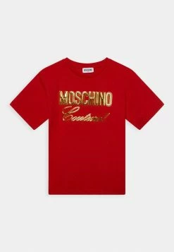 MOSCHINO MAXI - Print T-shirt - Red