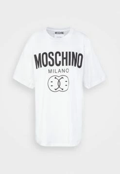MOSCHINO DOUBLE SMILE - Print T-shirt - Fantasy White 12 MOSCHINO DOUBLE SMILE - Print T-shirt - Fantasy White -MOSCHINO SHOP 13a27740cb2f4cf69170d3582f212310