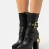 MOSCHINO High Heeled Ankle Boots - Nero